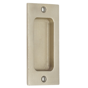 Emtek 220406 Rustic Modern Rectangular Sandcast Bronze Flush Pulls (2" x 6")